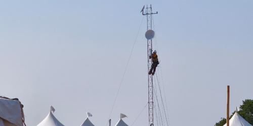 Enlaces de Internet de larga distancia para eventos o instalaciones fijas